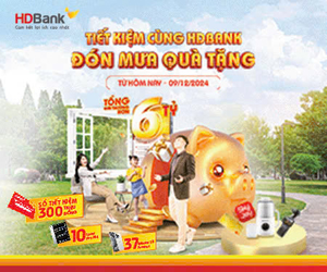 HDBank tiết kiệm đón mưa quà