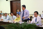 Hình ảnh Đại biểu thảo luận tại tổ về dự thảo các văn kiện trình đại hội XII của Đảng