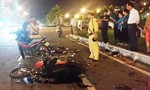 Hai xe máy tông nhau, 2 người bị thương nặng