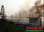 Hình ảnh vụ cháy cơ sở bông vải ở Bình Chánh