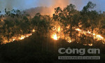 Cháy rừng trở lại ở Thanh Hóa, lan rộng cả 2 huyện