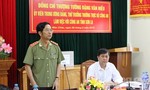 Thượng tướng Đặng Văn Hiếu thăm và làm việc tại Công an tỉnh Sơn La