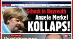 Nữ thủ tướng Đức Angela Merkel bất tỉnh hai phút hay ghế gãy chân?