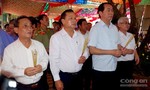 Bộ trưởng Trần Đại Quang làm việc với ban chuyên án và thắp hương cho 6 nạn nhân