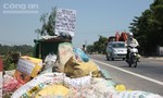 Hàng trăm tấn rác hôi thối dồn ứ tại khu kinh tế Dung Quất