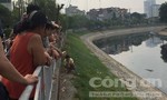 Phát hiện thi thể một người đàn ông trôi trên sông Tô Lịch