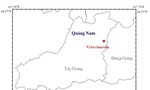 Động đất 3,4 độ Richter ở khu vực Tây Giang