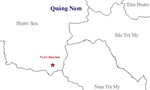 Quảng Nam tiếp tục xảy ra động đất
