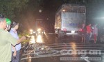Chạy tránh mưa, va chạm xe tải hai thanh niên tử vong