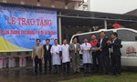 Trao 2 xe cứu thương tại Quảng Bình, Quảng Trị