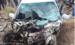 Tàu hỏa tông ô tô 4 chỗ khiến lái xe bị thương nặng
