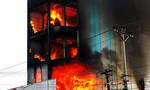 Gia Lai: Ngọn lửa bao trùm tòa nhà 6 tầng lớn nhất huyện Chư Sê