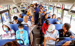 Ga Sài Gòn vận chuyển hành khách bằng xe trung chuyển