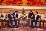 Ủy viên Bộ Chính trị, Chánh án Tòa án Nhân dân Tối cao Việt Nam Trương Hòa Bình thăm và làm việc tại Trung Quốc