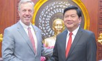 Bí thư Thành ủy Đinh La Thăng tiếp Đại sứ Hoa Kỳ tại Việt Nam