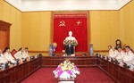 Đảng ủy Công an TW, Bộ Công an chúc mừng Chủ tịch nước Trần Đại Quang