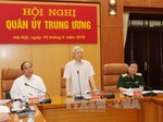 Công bố quyết định Bộ Chính trị chỉ định Quân ủy Trung ương