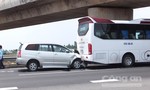 Ba ô tô tông liên hoàn trên đường cao tốc TP.HCM - Trung Lương