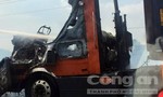 Xe container ngùn ngụt lửa trên cao tốc TPHCM – Long Thành – Dầu Giây