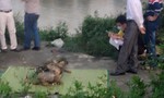 Nam Định: Phát hiện thi thể nam giới bị trói tay trôi trên sông