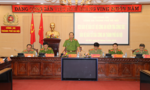 Thứ trưởng Lê Quý Vương kiểm tra công tác bảo vệ bầu cử tại Công an thành phố Hà Nội
