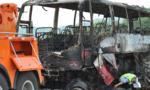 Cháy xe buýt ở Trung Quốc, 35 người chết