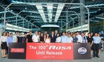 FUSO ROSA xuất xưởng chiếc xe khách thứ 100