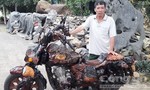 Chiếc mô tô phân khối lớn bằng gỗ độc nhất vô nhị tại Lâm Đồng