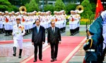 Chủ tịch nước Trần Đại Quang hội đàm với Tổng thống Pháp François Hollande
