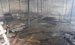 Cháy lớn xưởng gỗ, nhiều tài sản bị thiêu rụi