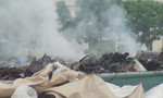 Bắt cơ sở thu gom rác thải đốt trái phép, gây ô nhiễm môi trường