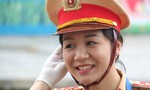 Những ‘bóng hồng’ cảnh sát giao thông phục vụ APEC