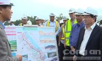 Phó thủ tướng Trịnh Đình Dũng kiểm tra công trình thi công tuyến cao tốc Đà Nẵng- Quảng Ngãi