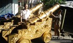 Đúc thành công cặp súng thần công giữ nguyên mẫu triều Nguyễn