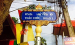 Khai trương và gắn biển tên đường Thầu Chín ở Thái Lan