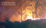 Bắt đối tượng ‘phóng hỏa’ xưởng tái chế dầu nhớt ở Đồng Nai