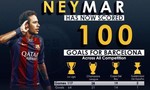 Neymar cán mốc 100 bàn thắng cho 'Gã khổng lồ'