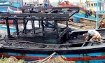 Cháy 3 tàu cá ở cảng Sa Huỳnh, ngư dân thiệt hại nặng