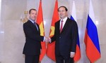 Chủ tịch nước Trần Đại Quang hội kiến Thủ tướng Nga D.Medvedev