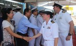 Tàu hải quân hiện đại của Hoàng gia Úc đến Đà Nẵng