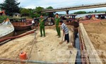 Phát hiện 5 ghe máy hút cát trái phép trên sông Thu Bồn