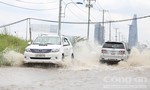 Một trận mưa, đường Lương Định Của ngập cả ngày chưa rút