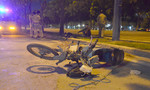 Nam công nhân tử vong bên xe máy trên đại lộ Mai Chí Thọ