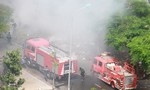 Cháy bãi rác gần siêu thị ở TP.Biên Hòa, khói đen bủa vây khu dân cư