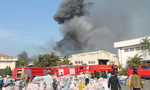 Cháy lớn tại xưởng hàng ngàn mét vuông trong KCN Biên Hòa 2