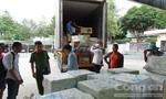 Bắt hai xe container chở hàng nhập lậu từ Trung Quốc