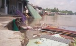 Sạt lở nghiêm trọng ở Cần Thơ, 19 căn nhà bị thiệt hại