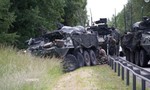Bốn xe bọc thép tông nhau, 13 lính Mỹ bị thương