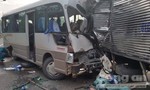 Xe khách tông trực diện xe tải, nhiều người bị thương