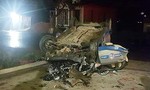 Tai nạn thảm khốc giữa taxi và xe máy, 3 người chết, 4 người bị thương